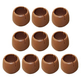 Max 10 Pieces Table Chair Leg Floor Protectors Round Bottom Round Mouth 37-42mm - Aladdin Shoppers