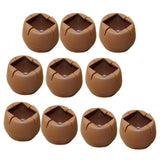 Max 10 Pieces Table Chair Leg Floor Protectors Round Bottom Square Mouth 45-50mm - Aladdin Shoppers