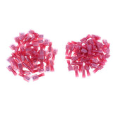 Max 100 Pieces 22-16 Gauge Nylon Fully Insulated Male Female Spade Terminals Kit - Aladdin Shoppers