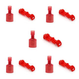 Max 100 Pieces Quick Splice Insulated Wire Crimp Terminal & Male Spade Connector - Aladdin Shoppers