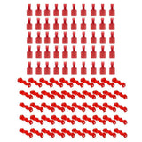 Max 100 Pieces Quick Splice Insulated Wire Crimp Terminal & Male Spade Connector - Aladdin Shoppers