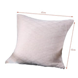 Max 100% Cotton Knit Throw Pillow Case 45x45cm Beige - Aladdin Shoppers