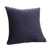 Max 100% Cotton Knit Throw Pillow Case 45x45cm Blue - Aladdin Shoppers