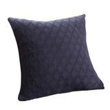 Max 100% Cotton Knit Throw Pillow Case 45x45cm Blue - Aladdin Shoppers