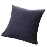 Max 100% Cotton Knit Throw Pillow Case 45x45cm Blue - Aladdin Shoppers