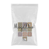Max 10Pcs 20cm Self Adhesive Square Wall Mosaic Tile Vinyl Brick Sticker Films Type A - Aladdin Shoppers