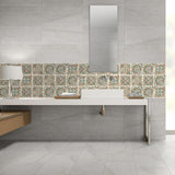 Max 10Pcs 20cm Self Adhesive Square Wall Mosaic Tile Vinyl Brick Sticker Films Type E - Aladdin Shoppers
