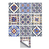 Max 10Pcs 20cm Self Adhesive Square Wall Mosaic Tile Vinyl Brick Sticker Films Type F - Aladdin Shoppers