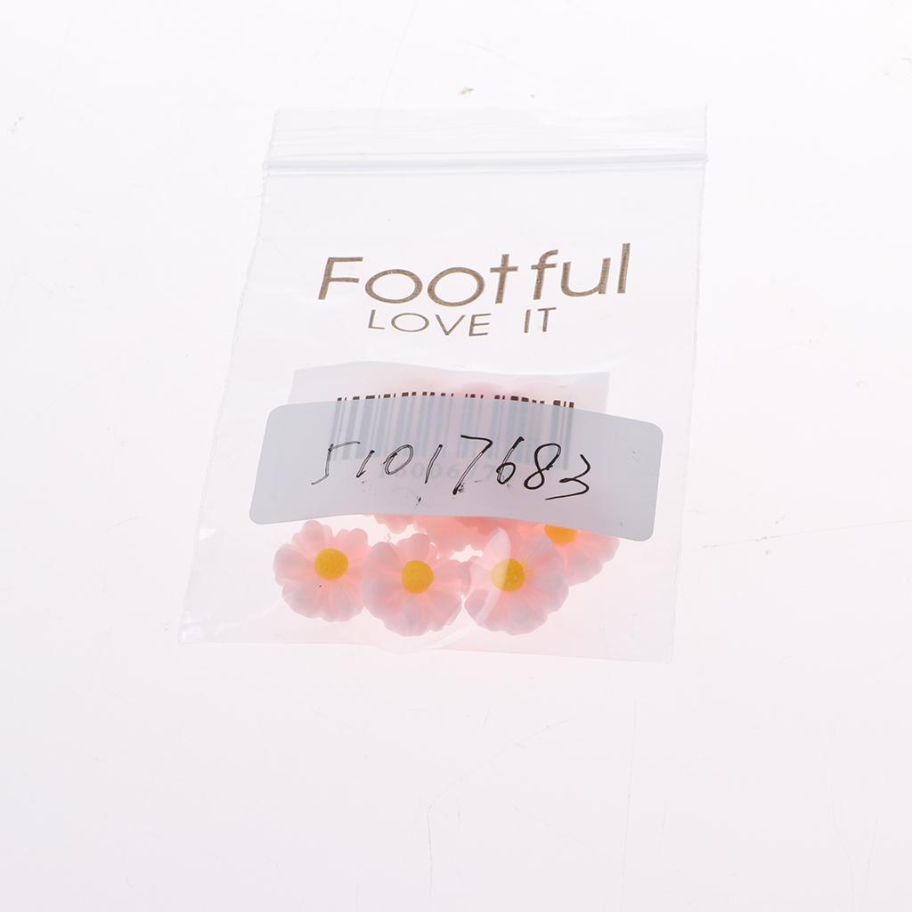 Max 10pcs Cut Daisy Flower Charms for cell phone decorations, clothes pink - Aladdin Shoppers