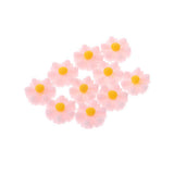 Max 10pcs Cut Daisy Flower Charms for cell phone decorations, clothes pink - Aladdin Shoppers