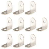 Max 10pcs Thickened Steel Angle Fasteners Bracket Straight Angle 25x25x16mm - Aladdin Shoppers