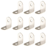 Max 10pcs Thickened Steel Angle Fasteners Bracket Straight Angle 25x25x16mm - Aladdin Shoppers