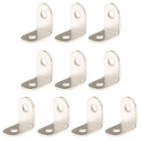 Max 10pcs Thickened Steel Angle Fasteners Bracket Straight Angle 25x25x16mm - Aladdin Shoppers