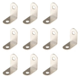 Max 10pcs Thickened Steel Angle Fasteners Bracket Straight Angle 30x30x16mm - Aladdin Shoppers