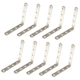 Max 10pcs Thickened Steel Angle Fasteners Bracket Straight Angle Set 125x125x20mm - Aladdin Shoppers