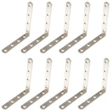 Max 10pcs Thickened Steel Angle Fasteners Bracket Straight Angle Set 125x125x20mm - Aladdin Shoppers