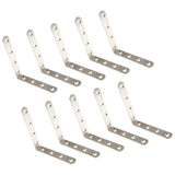 Max 10pcs Thickened Steel Angle Fasteners Bracket Straight Angle Set 125x125x20mm - Aladdin Shoppers
