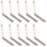 Max 10pcs Thickened Steel Angle Fasteners Bracket Straight Angle Set 125x125x20mm - Aladdin Shoppers