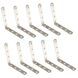 Max 10pcs Thickened Steel Angle Fasteners Bracket Straight Angle Set 125x125x20mm - Aladdin Shoppers