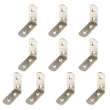 Max 10pcs Thickened Steel Angle Fasteners Bracket Straight Angle Set 50x50x20mm - Aladdin Shoppers