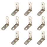 Max 10pcs Thickened Steel Angle Fasteners Bracket Straight Angle Set 50x50x20mm - Aladdin Shoppers