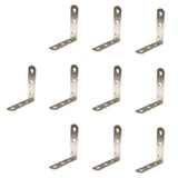Max 10pcs Thickened Steel Angle Fasteners Bracket Straight Angle Set 85x85x20mm - Aladdin Shoppers