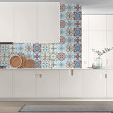 Max 10pcs Vintage Tiles Stickers Bathroom Kitchen PVC Wall Stickers Decals H - Aladdin Shoppers