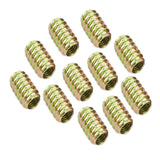 Max 10Pcs Wood Insert Interface Screws Threads Bolts Nuts Fixing Furniture M6*15 - Aladdin Shoppers