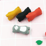 Max 10pcs/Pack Attractive Cartoon Bear Animals Pencil Erasers for Kid Multicolor - Aladdin Shoppers