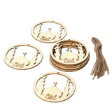 Max 10Pieces Wooden DIY Pendants Natural Wooden Pendants Pretty Crafts Findings Made of Nature Wood - Aladdin Shoppers
