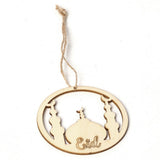 Max 10Pieces Wooden DIY Pendants Natural Wooden Pendants Pretty Crafts Findings Made of Nature Wood - Aladdin Shoppers