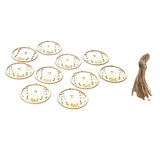 Max 10Pieces Wooden DIY Pendants Natural Wooden Pendants Pretty Crafts Findings Made of Nature Wood - Aladdin Shoppers