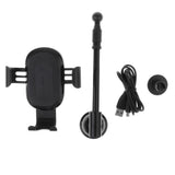 Max 10W Fast Wireless Charger Gravity Car Mount Phone Holder Stander Black - Aladdin Shoppers