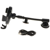 Max 10W Fast Wireless Charger Gravity Car Mount Phone Holder Stander Black - Aladdin Shoppers