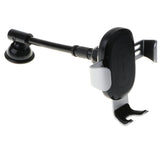 Max 10W Fast Wireless Charger Gravity Car Mount Phone Holder Stander Silver - Aladdin Shoppers