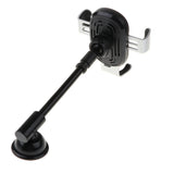 Max 10W Fast Wireless Charger Gravity Car Mount Phone Holder Stander Silver - Aladdin Shoppers