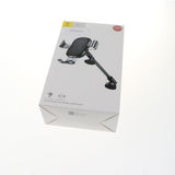 Max 10W Fast Wireless Charger Gravity Car Mount Phone Holder Stander Silver - Aladdin Shoppers