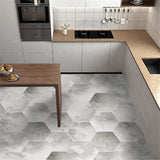 Max 10xHexagonal Wall Floor Sticker Kitchen Bathroom Home Decor Non-Slip Style-2