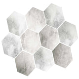 Max 10xHexagonal Wall Floor Sticker Kitchen Bathroom Home Decor Non-Slip Style-2 - Aladdin Shoppers