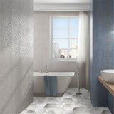 Max 10xHexagonal Wall Floor Sticker Kitchen Bathroom Home Decor Non-Slip Style-2 - Aladdin Shoppers