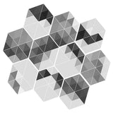 Max 10xHexagonal Wall Floor Sticker Kitchen Bathroom Home Decor Non-Slip Style-3 - Aladdin Shoppers
