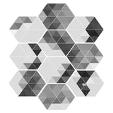Max 10xHexagonal Wall Floor Sticker Kitchen Bathroom Home Decor Non-Slip Style-3 - Aladdin Shoppers