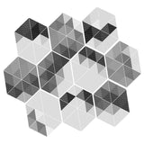 Max 10xHexagonal Wall Floor Sticker Kitchen Bathroom Home Decor Non-Slip Style-3 - Aladdin Shoppers