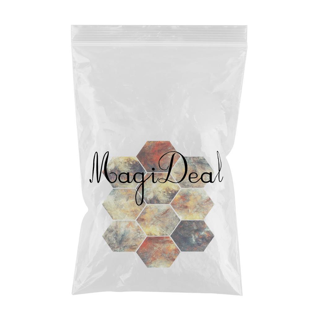 Max 10xHexagonal Wall Floor Sticker Kitchen Bathroom Home Decor Non-Slip Style-4 - Aladdin Shoppers