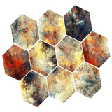 Max 10xHexagonal Wall Floor Sticker Kitchen Bathroom Home Decor Non-Slip Style-4 - Aladdin Shoppers