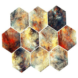Max 10xHexagonal Wall Floor Sticker Kitchen Bathroom Home Decor Non-Slip Style-4 - Aladdin Shoppers