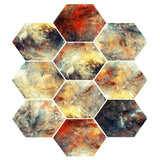 Max 10xHexagonal Wall Floor Sticker Kitchen Bathroom Home Decor Non-Slip Style-4 - Aladdin Shoppers