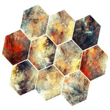 Max 10xHexagonal Wall Floor Sticker Kitchen Bathroom Home Decor Non-Slip Style-4 - Aladdin Shoppers