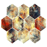 Max 10xHexagonal Wall Floor Sticker Kitchen Bathroom Home Decor Non-Slip Style-4 - Aladdin Shoppers