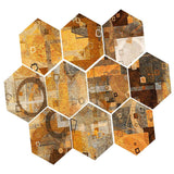 Max 10xHexagonal Wall Floor Sticker Kitchen Bathroom Home Decor Non-Slip Style-5 - Aladdin Shoppers